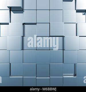 Sfondo blu 3D rendering Foto Stock