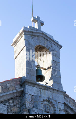 Per accedere alla chiesa di San Juan de Gaztelugatxe dovete salire 241 scale Foto Stock