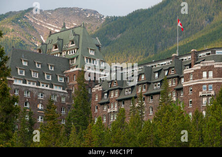 Hotel Banff Springs, il Parco Nazionale di Banff, Alberta, Canada Foto Stock