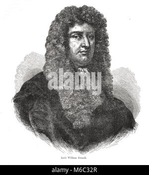 William Russell, Signore Russell, 1639 - 1683 Foto Stock