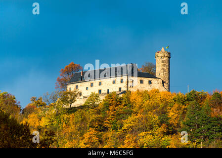 Castello di Greifenstein a Bad Blankenburg in Turingia Germania Foto Stock