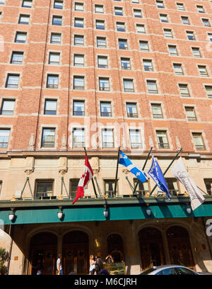 Chateau Frontenac progettato dall architetto americano Bruce prezzo (1893), Quebec City, Quebec, Canada. Ora funziona come il Fairmont Le Chateau Frontenac Foto Stock