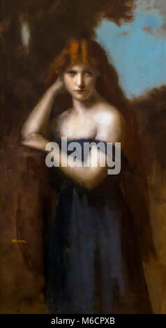 Donna in piedi, Jean-Jacques Hennerici, circa 1903, Corcoran raccolta, National Gallery of Art di Washington DC, USA, America del Nord Foto Stock