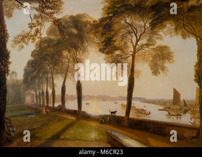 Mortlake Terrace, JMW Turner, 1827, National Gallery of Art di Washington DC, USA, America del Nord Foto Stock