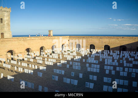 Castello di Montjuic Foto Stock