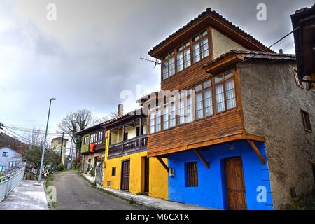 San Julián de Bimenes village, Asturias, Spagna Foto Stock