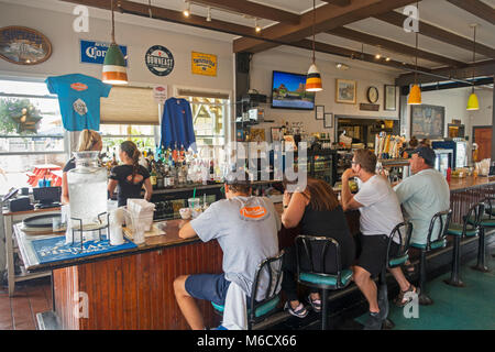 Oblò Ristorante Portland Maine Foto Stock