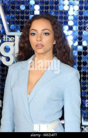 Londra, Regno Unito. 1 Mach, 2018. Jade Thirlwal arriva al Global Awards, Eventim Apollo, Londra, Regno Unito il 1 marzo 2018 Credit: Martin Evans/Alamy Live News Foto Stock