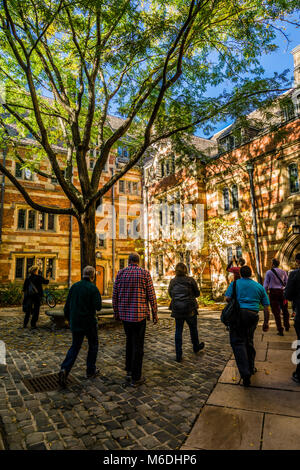 Tour Branford College Yale University   New Haven, Connecticut, Stati Uniti d'America Foto Stock