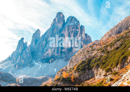 Autunno nelle alpi italiane Foto Stock