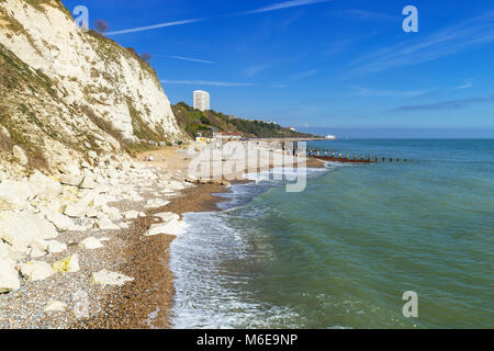 Holywell scogliere, East Sussex Foto Stock