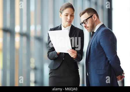 Appuntamento con il cliente Foto Stock