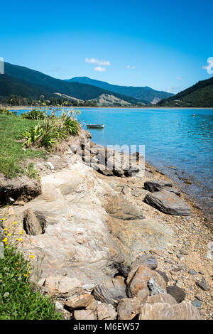 Grove braccio, Abel Tasman, Isola del Sud, Nuova Zelanda Foto Stock