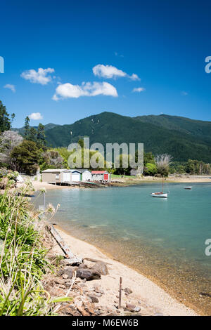 Grove braccio, Abel Tasman, Isola del Sud, Nuova Zelanda Foto Stock