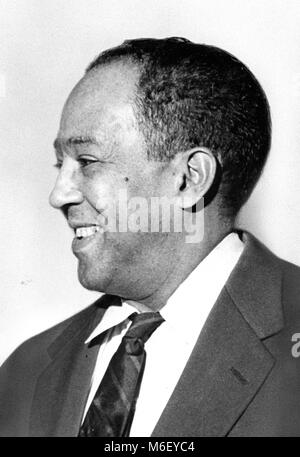 Ritratto di Langston Hughes, New York, NY, 03/02/1959. Foto Stock