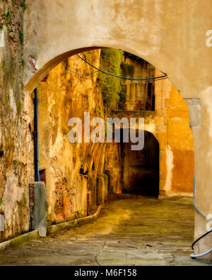 Vecchio cortile di Palazzo Pitti, Firenze, Italia Foto Stock
