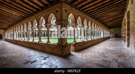 Moissac Abbazia fu una benedettina e monastero cluniacense di Moissac, Tarn-et-Garonne nel sud-ovest della Francia. Un certo numero di suoi edifici medievali sopravvivono . Foto Stock