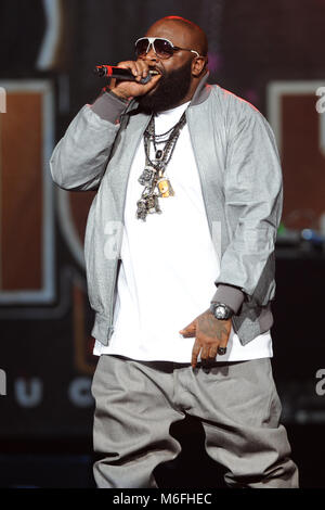 SUNRISE, FL - 05 aprile: Rick Ross suona al centro BankAtlantic su Aprile 5, 2011 in Sunrise, Florida. Persone: Rick Ross Foto Stock