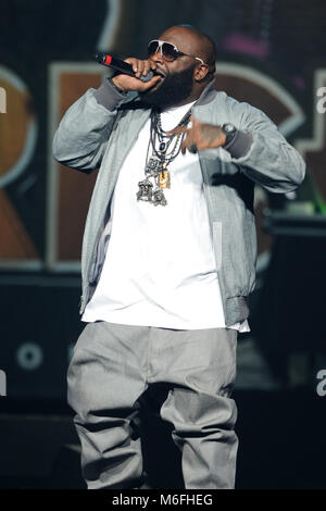 SUNRISE, FL - 05 aprile: Rick Ross suona al centro BankAtlantic su Aprile 5, 2011 in Sunrise, Florida. Persone: Rick Ross Foto Stock