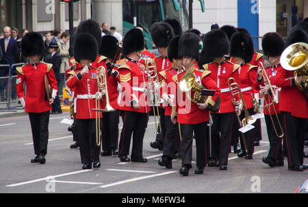 Funerali di Stato di Margaret Thatcher, Londra, Inghilterra, Regno Unito; Foto Stock