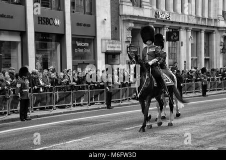 Funerali di Stato di Margaret Thatcher, Londra, Inghilterra, Regno Unito; Foto Stock