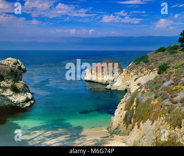 Cina Cove, Point Lobos State Reserve, Big Sur, Monterey County, California Foto Stock