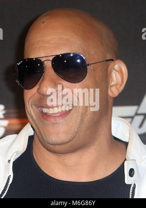 Jan 19, 2018 - Vin Diesel frequentando il 'Fast & Furious Live' Premiere all'O2 Arena di Londra in London, England, Regno Unito Foto Stock