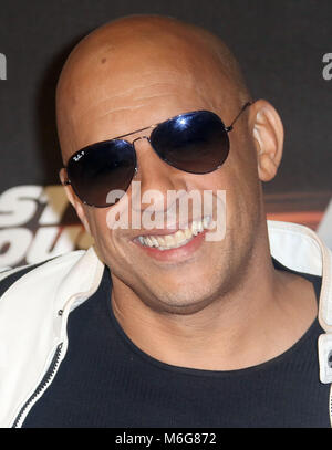 Jan 19, 2018 - Vin Diesel frequentando il 'Fast & Furious Live' Premiere all'O2 Arena di Londra in London, England, Regno Unito Foto Stock