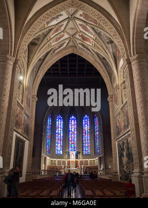 Navata principale della Cattedrale di Lussemburgo Foto Stock