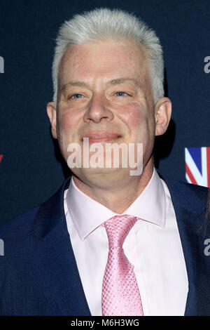 Los Angeles, California. 2 Mar, 2018. Neal Scanlan frequentando il "film è grande' British Film Reception per onorare i candidati britannici del novantesimo annuale di Academy Awards presso il British Residence il 2 marzo 2018 a Los Angeles, California. | Utilizzo di credito in tutto il mondo: dpa/Alamy Live News Foto Stock