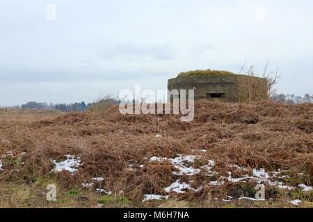 Guerra Mondiale 2 FW3/22 porta pillole in un campo accanto a BT Adastral Park a Martlesham Heath, Suffolk, Regno Unito. Foto Stock