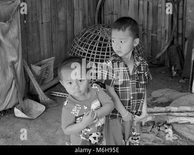 La vita di tutti i giorni le scene in Laos Foto Stock