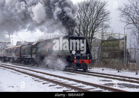 Città di pozzetti su East Lancs Railway Foto Stock