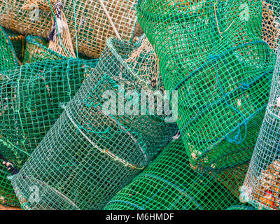 Crab trap sull isola di Procida, Italia Foto Stock
