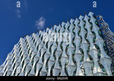 Ambasciata degli Stati Uniti d'America (USA), Nine Elms Lane, Wandsworth, Londra, Regno Unito Foto Stock