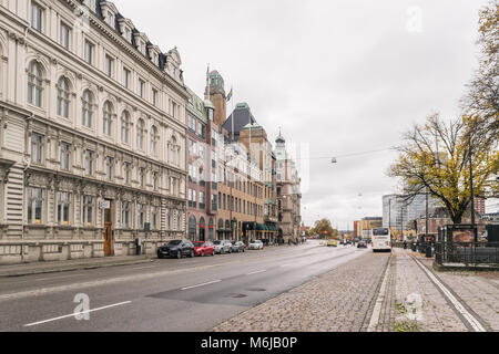MALMO, Svezia - 22 ottobre 2016: Cityscape nel centro di Malmo, Svezia. Foto Stock