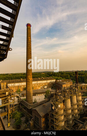 Landschaftspark Duisburg paesaggio Foto Stock