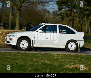 Martyn Wilby, Ford Escort Cosworth, Race Retro, Rally, domenica 25 febbraio, 2018 retrò, nostalgia, motorsport, automobili, veicoli, racing, classic Foto Stock