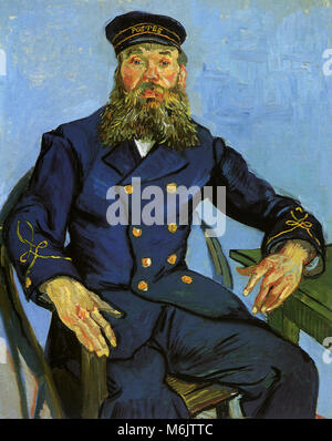 Ritratto di Joseph Roulin, Van Gogh, Vincent Willem, 1888. Foto Stock