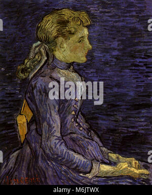 Ritratto di Adeline Ravoux, Van Gogh, Vincent Willem, 1890. Foto Stock