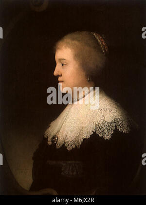 Amalia von Solms, Rembrandt Harmensz van Rijn, 1632. Foto Stock