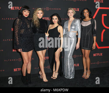 Netflix 'alterato carbonio " Stagione 1 Premiere a Mack Sennett Studios - Arrivi con: Tamara Taylor, Dichen Lachman, Martha Higareda, Kristin Lehman, Renee Elise Goldsberry dove: Los Angeles, California, Stati Uniti quando: 01 Feb 2018 Credit: Sheri Determan/WENN.com Foto Stock