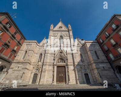 Duomo di Napoli, Italia Foto Stock