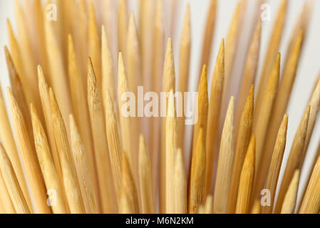 Gli spiedini di bambù Foto Stock