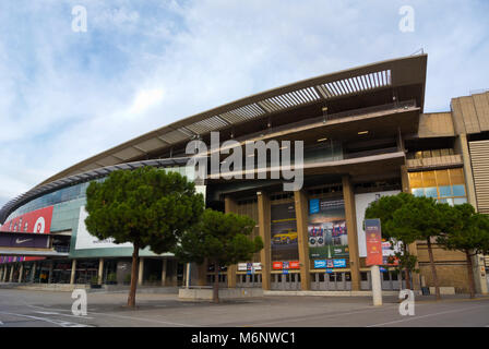 Stadio di Calcio FC Barcelona, Camp Nou, Barcellona, in Catalogna, Spagna Foto Stock