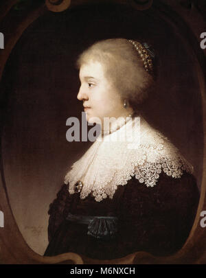 Harmenszoon Rembrandt van Rijn - ritratto della Principessa Amalia van Solms Foto Stock