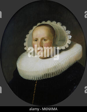 Harmenszoon Rembrandt van Rijn - Ritratto di Maertgen van Bilderbeeck Foto Stock
