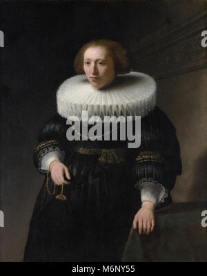 Harmenszoon Rembrandt van Rijn - Ritratto di una donna, probabilmente un membro del Van Beresteyn famiglia Foto Stock