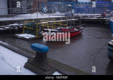 North Shields barca da pesca Foto Stock