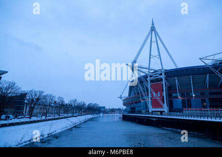 Principato Stadium Cardiff Foto Stock